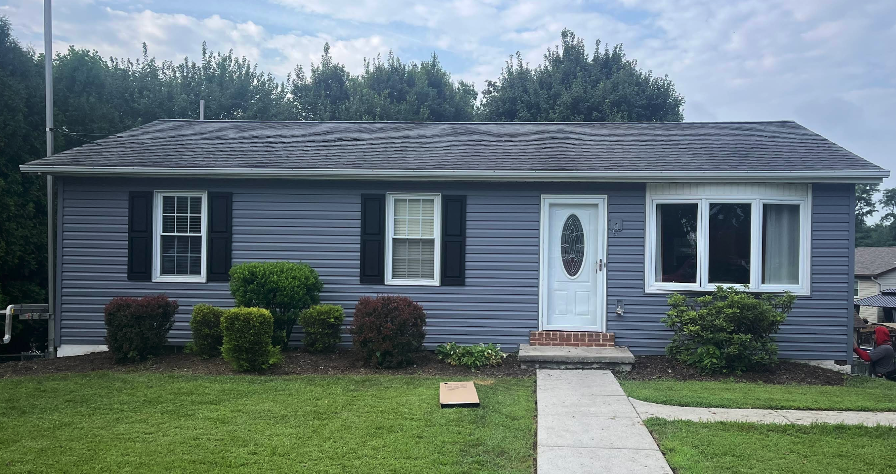 Storm Damage Repair - Customer Photo - Topper